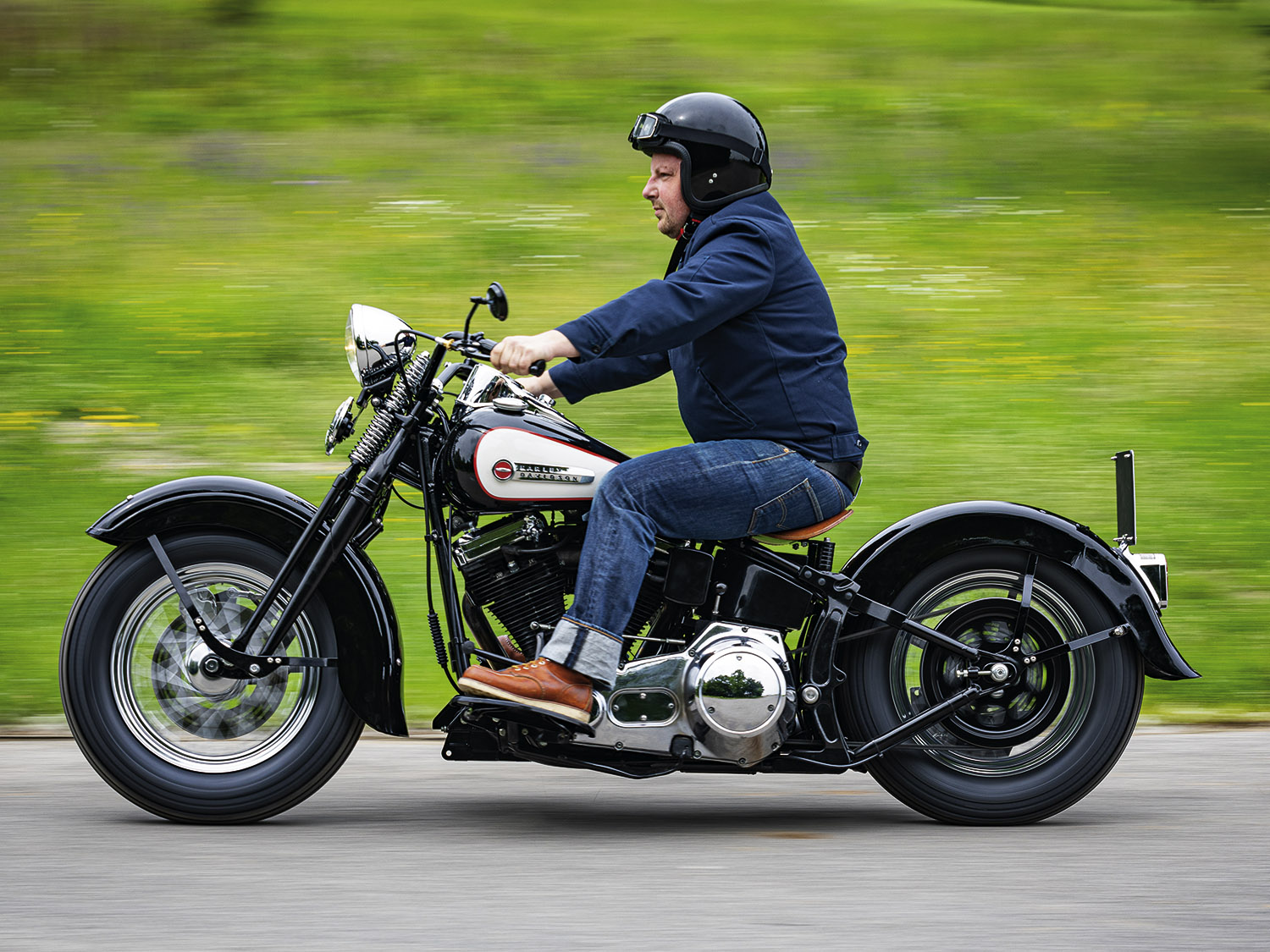 Harley-Davidson 00-06 Softail Fat Junge Heritage Niedrig Gabel