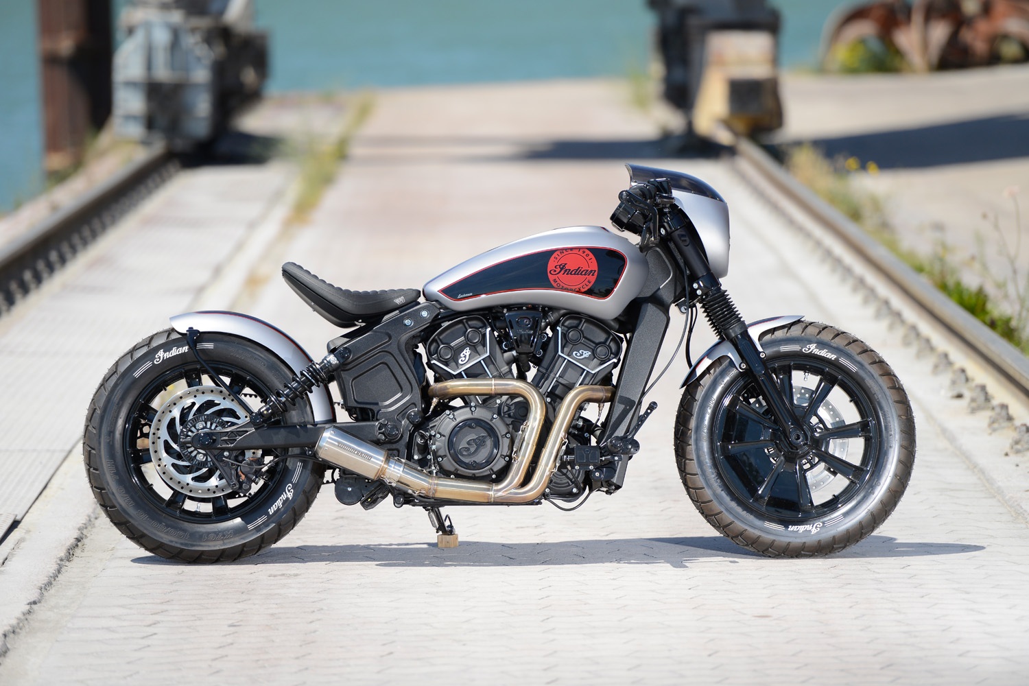 Indian Scout Bobber Newchurch Three Custombike